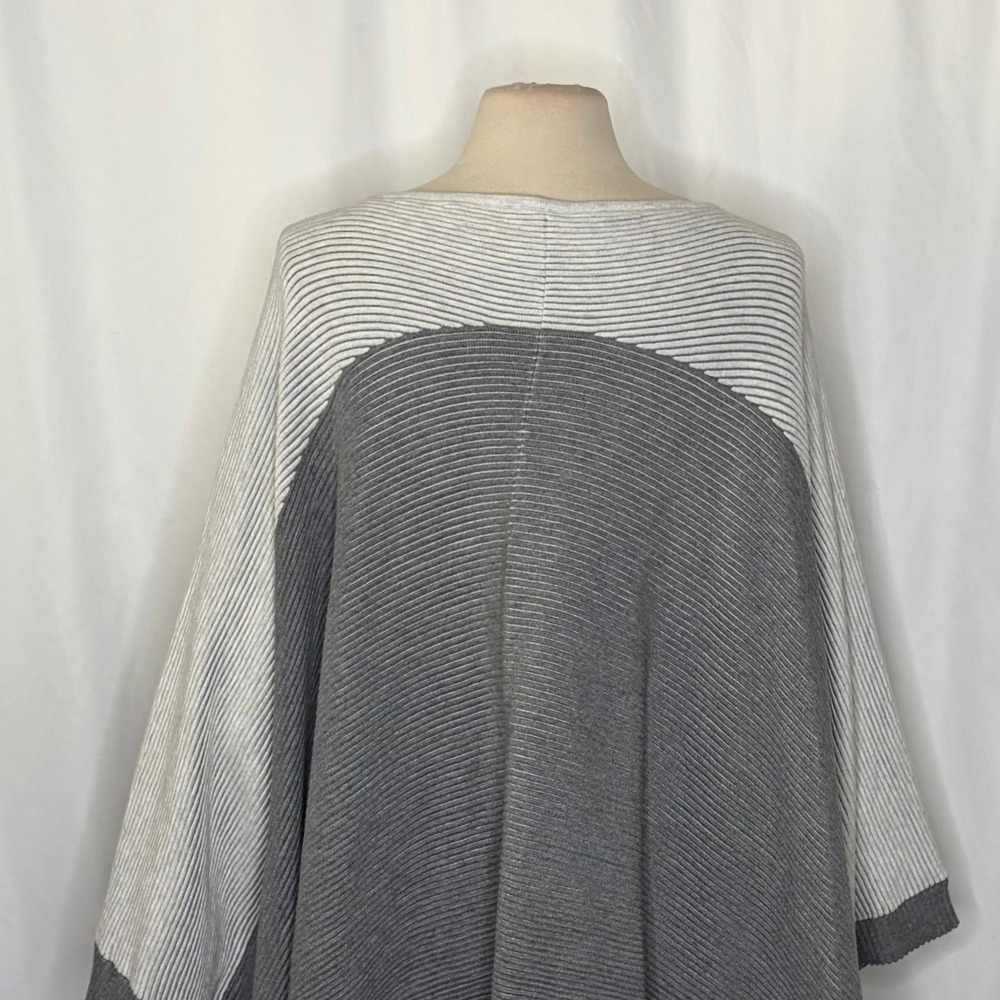 LULULEMON It All Lines Up Poncho Heathered Core Ultra Light Grey Medium Grey O/S - Picture 12 of 14